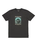 Quiksilver T-Shirt Feel The Outside Grau/Dunkelgrau/Dunkelgrün