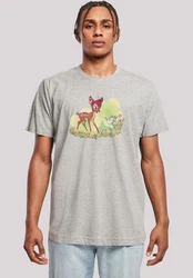 F4NT4STIC T-Shirt Disney Bambi & Thumper Playing Grau/Beige/Türkis/Hellgrau