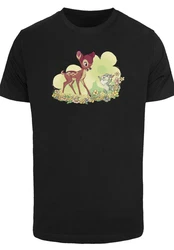 F4NT4STIC T-Shirt Disney Bambi & Thumper Playing Schwarz/Türkis/Creme/Lila/Braun