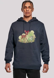 F4NT4STIC Kapuzenpullover Disney Bambi & Thumper Türkis/Beige/Gelb/Dunkelblau F4NT4STIC Kapuzenpullover Disney Bambi & Thumper Türkis/Beige/Gelb/Dunkelblau