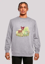 F4NT4STIC Sweatshirt Disney Bambi & Thumper Playing Grau/Beige/Hellgrau
