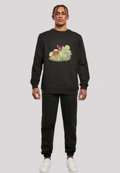 F4NT4STIC Sweatshirt Disney Bambi & Thumper Playing Schwarz/Türkis/Dunkelgrün/Grün