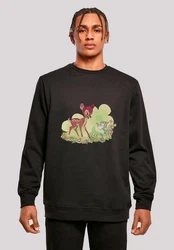 F4NT4STIC Sweatshirt Disney Bambi & Thumper Playing Schwarz/Türkis/Dunkelgrün/Grün