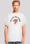 F4NT4STIC T-Shirt In Love We Trust Weiß/Creme