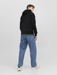 JACK & JONES Sweatshirt Hoodie JORVesterbro Schwarz