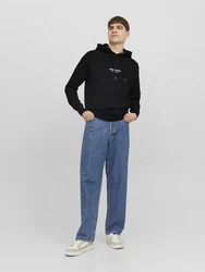 JACK & JONES Sweatshirt Hoodie JORVesterbro Schwarz