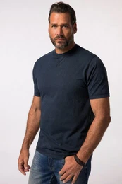 T-Shirt JP 1880 T-Shirt Halbarm Vintage-Look Stickerei
