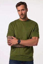 T-Shirt T-Shirt Basic Bauchfit Halbarm XXL bis 10XL