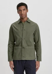 Hessnatur Outdoorjacke Dunkelgrün/Khaki/Grün