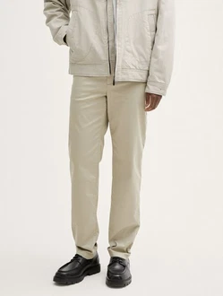 TOM TAILOR Denim Chinohose Regular Fit Khaki/Beige