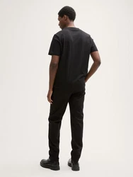 TOM TAILOR Denim Chinohose Regular Fit Schwarz/Khaki/Dunkelblau/Dunkelrot