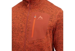 McKINLEY Fleecejacke Herren Unterjacke Skeena III M Melange/Rot Rost