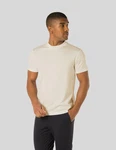 BENVENUTO. T-Shirt ADELMO Khaki/Beige/Weiß