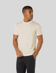 BENVENUTO. T-Shirt ADELMO Khaki/Beige/Weiß