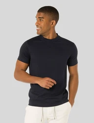 BENVENUTO. T-Shirt ADELMO Schwarz/Weiß/Khaki/Creme/Dunkelblau