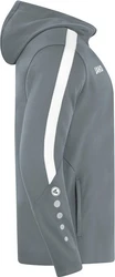 Jako Kapuzensweatshirt Kapuzenjacke Power STEINGRAU