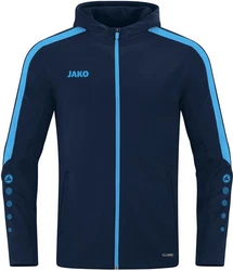 Jako Kapuzensweatshirt Kapuzenjacke Power MARINE/SKYBLUE
