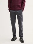 TOM TAILOR Chinohose Tapered Chino Hose Dunkelgrau/Hellgrau/Grau/Khaki
