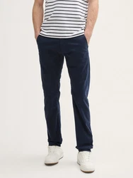 TOM TAILOR Chinohose Tapered Chino Hose Dunkelblau/Blau/Hellblau