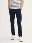TOM TAILOR Chinohose Tapered Chino Hose Dunkelblau/Blau/Hellblau