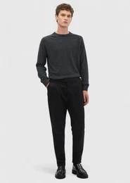 Chinohose Lssige Hose aus gewebter Carrot-Passform aus Baumwollmischung