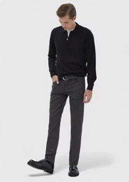 Chinohose Lssige, gewebte Slim-Fit-Hose aus Baumwollmischung