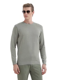 T-Shirt Schlichtes T-Shirt aus 100 % Baumwolle mit Rundhalsausschnitt