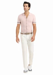 Chinohose Lssige, gewebte Slim-Fit-Hose aus Baumwollmischung