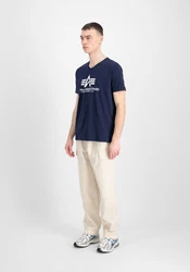 ALPHA INDUSTRIES T-Shirt Hellblau/Dunkelblau/Blau