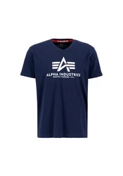 ALPHA INDUSTRIES T-Shirt Hellblau/Dunkelblau/Blau
