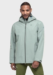 Schöffel Outdoorjacke 2L Jacket Ankelspitz Grün/Hellgrün/Hellgrau/Dunkelgrün