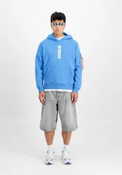 ALPHA INDUSTRIES Sweatshirt Blau/Hellblau