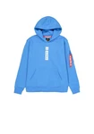 ALPHA INDUSTRIES Sweatshirt Blau/Hellblau