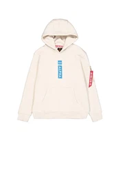 ALPHA INDUSTRIES Sweatshirt Weiß/Beige/Khaki