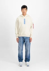 ALPHA INDUSTRIES Sweatshirt Weiß/Beige/Khaki