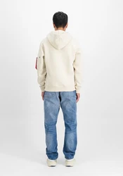 ALPHA INDUSTRIES Sweatshirt Weiß/Beige/Khaki