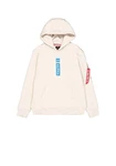 ALPHA INDUSTRIES Sweatshirt Weiß/Beige/Khaki