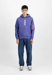 ALPHA INDUSTRIES Sweatshirt Dunkelblau/Lila