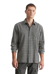 Langarmhemd aus reinem Bio-Baumwolle-Twill