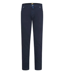 MEYER Chinos M5 Slim Dunkelblau/Lila/Blau