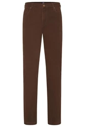 MEYER Chinos Five-Pocket-Hose Braun/Dunkelbraun