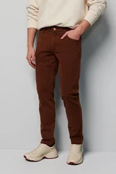 MEYER Chinos Five-Pocket-Hose Braun/Dunkelbraun