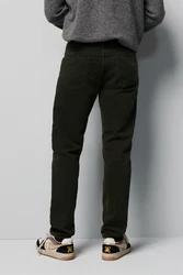 MEYER Chinos Five-Pocket-Hose Dunkelgrün/Khaki/Grün