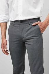 MEYER Chinohose M5 Chino Hellgrau/Dunkelgrau/Grau