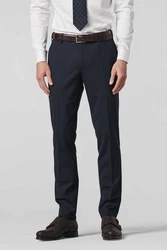MEYER Chinos Oslo mit Spezial-Dehnbund Dunkelblau