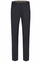 MEYER Chinos Oslo mit Spezial-Dehnbund Dunkelblau