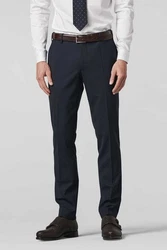 MEYER Chinos Oslo mit Spezial-Dehnbund Dunkelblau