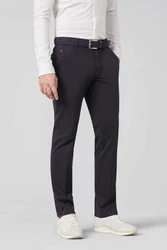 MEYER Chinohose Roma Dunkelblau/Lila