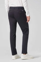 MEYER Chinohose Roma Dunkelblau/Lila