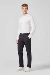 MEYER Chinohose Roma Dunkelblau/Lila